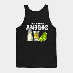 The Three Amigos Lime Salt Tequila Funny Cinco De Mayo Gifts Tank Top